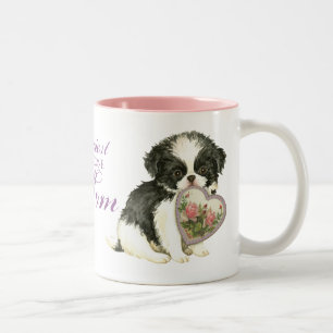 Tasse 2 Couleurs Maman japonaise du coeur