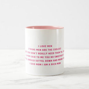Tasse 2 Couleurs Maman, Je Suis Un Homme Riche