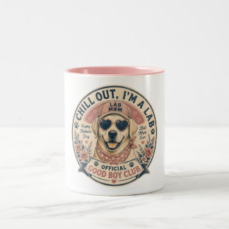 Tasse 2 Couleurs Maman Labrador Fête des Mères Bon Garçon