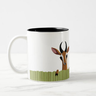 Tasse 2 Couleurs Mangue le coup d'oeil de gazelle