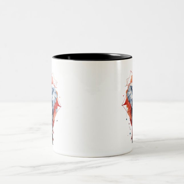 Tasse 2 Couleurs Marcher la boue d'éléphant 2023 (Centre)