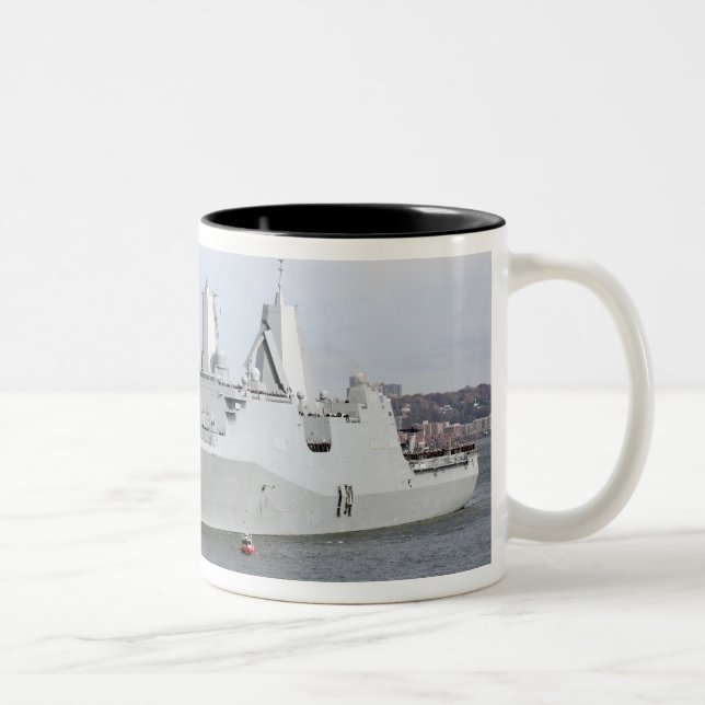 Tasse 2 Couleurs Marines et navigateurs gèrent les rails (Droit)