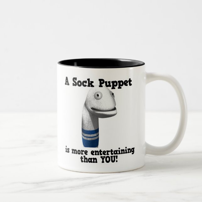 Tasse 2 Couleurs Marionnette de choc Plus divertissant (Droit)