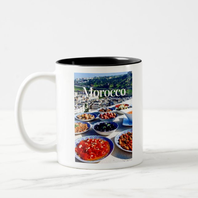 Tasse 2 Couleurs Maroc | marocain | Cuisine marocaine | Voyage Maro (Gauche)