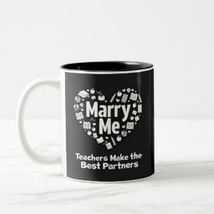 Tasse 2 Couleurs Marry Me Teacher