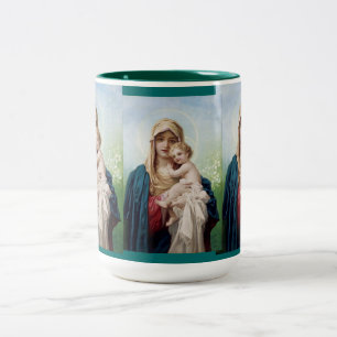 Tasse 2 Couleurs Mary tenant Jésus