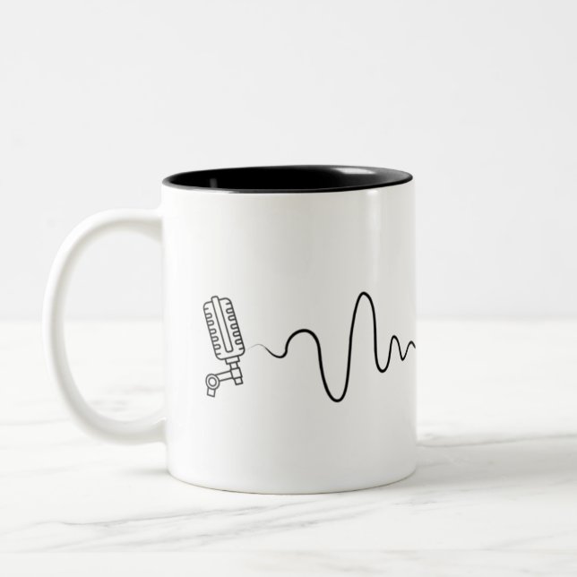Tasse 2 Couleurs Masque et cache blanc (Gauche)