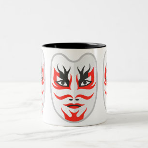 Tasse 2 Couleurs Masque japonais