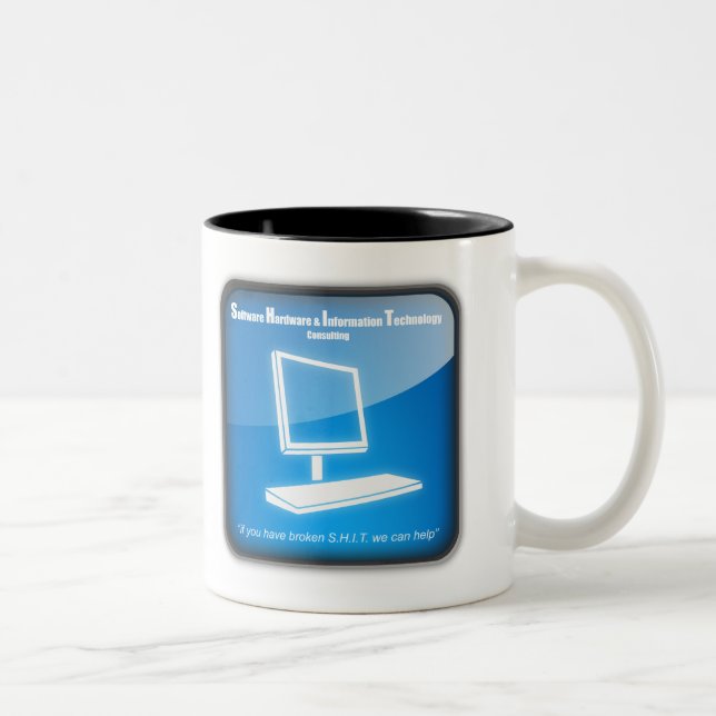 Tasse 2 Couleurs Matériel de logiciel et technologie de (Droit)