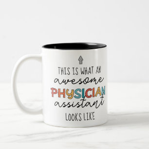 Tasse 2 Couleurs Médecin Assistant Funny Awesome PA Cadeaux