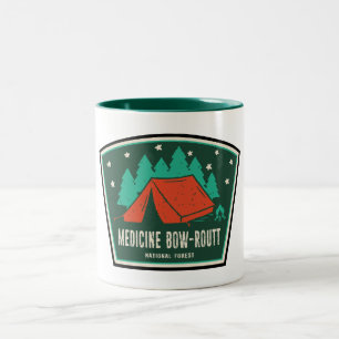 Tasse 2 Couleurs Medicine Bow-Routt Camping forestier national