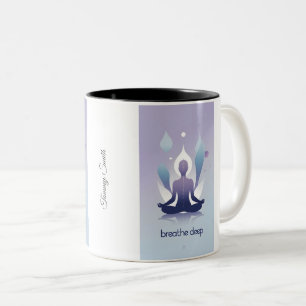 Tasse 2 Couleurs Méditation de la respiration profonde pour les ama