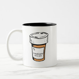 Tasse 2 Couleurs Méditez deux fois par jour