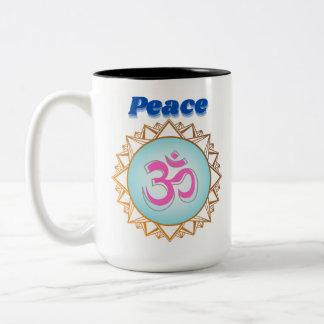 Tasse 2 Couleurs Méditez sur la paix