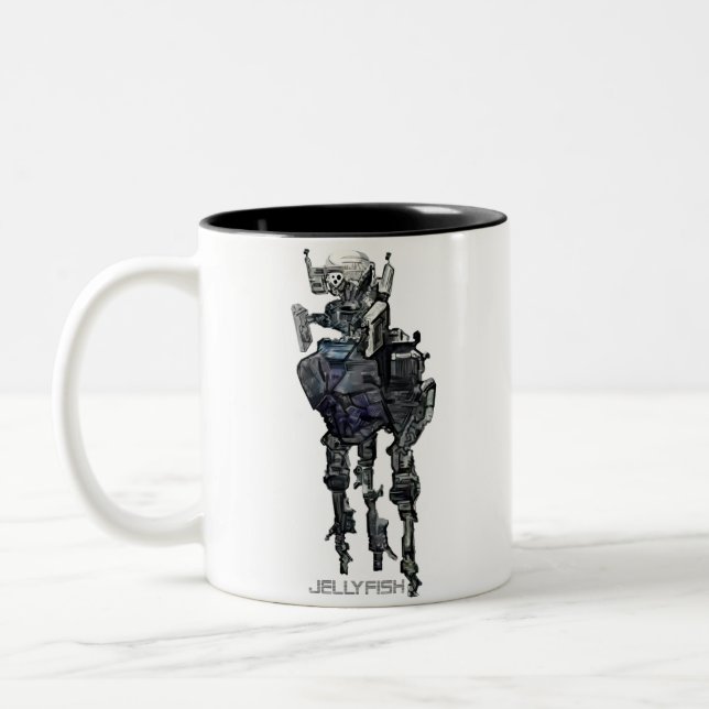 Tasse 2 Couleurs Méduse ou lustre UFO ou UAP (Gauche)