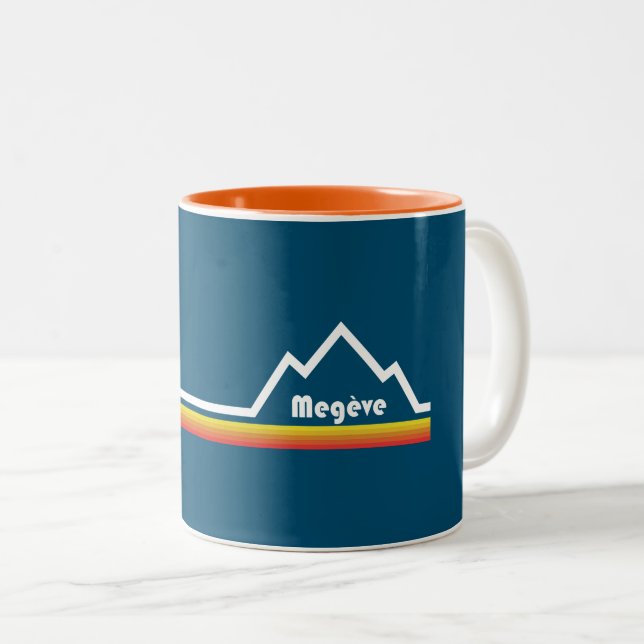 Tasse 2 Couleurs Megève France (Devant droit)