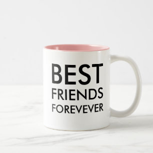 Tasse 2 Couleurs Meilleur ami pour toujours Cadeau d'amitié