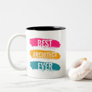 Tasse 2 Couleurs Meilleur architecte jamais
