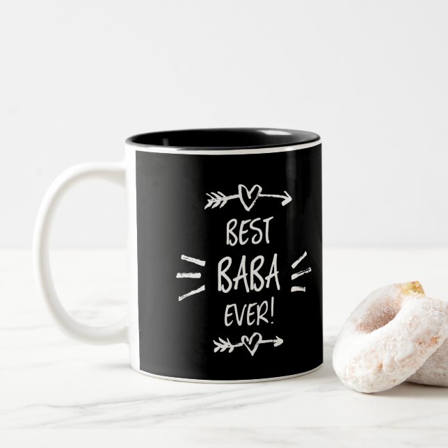 Tasse 2 Couleurs Meilleur Baba (Avec donut)