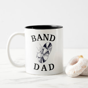 Tasse 2 Couleurs Meilleur "BAND-PÈRE" Jamais ! Fête des pères