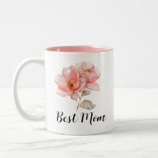 Tasse 2 Couleurs Meilleur Cadeau de Fête des Mères - Rose Bohème
