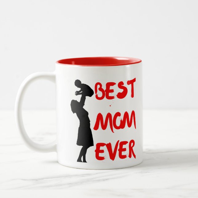 Tasse 2 Couleurs Meilleur Conception De Musique De Maman (Gauche)