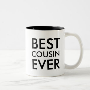 Tasse 2 Couleurs Meilleur cousin jamais   Cadeau de la Saint-Valent