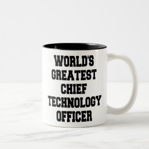 Tasse 2 Couleurs Meilleur Directeur Technologique