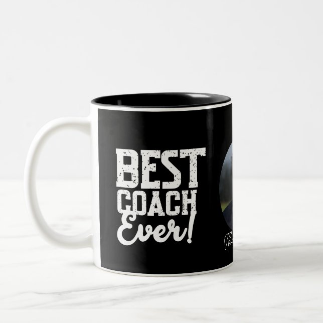 Tasse 2 Couleurs Meilleur entraîneur (Gauche)