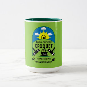 Tasse 2 Couleurs Meilleur jeu de croquet amusant