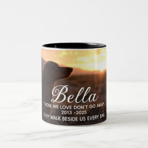 Tasse 2 Couleurs Meilleur Mémorial de Perte d'Animal de Compagnie C