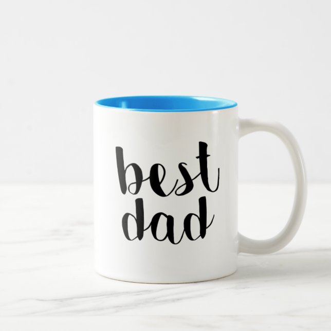 Tasse 2 Couleurs Meilleur papa (Droit)