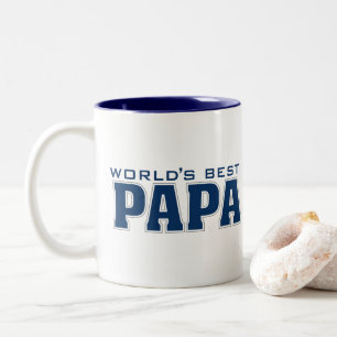 Tasse 2 Couleurs Meilleur Papa bicolore du monde