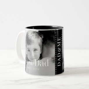 Tasse 2 Couleurs Meilleur Papa de Tous les Temps Moderne Classique