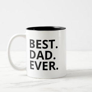 Tasse 2 Couleurs Meilleur Papa Mug, Cadeau de Fête des Pères Pour P
