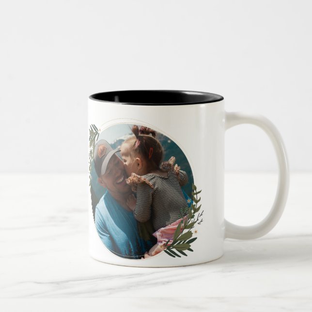 Tasse 2 Couleurs Meilleur papa MugMug du monde (Droit)