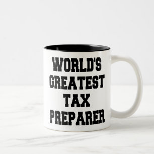 Tasse 2 Couleurs Meilleur préparateur fiscal au monde