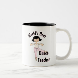 Tasse 2 Couleurs Meilleur professeur de danse du monde
