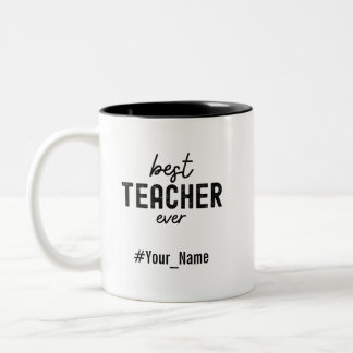 Tasse 2 Couleurs Meilleur Professeur Ever Cadeau de Reconnaissance