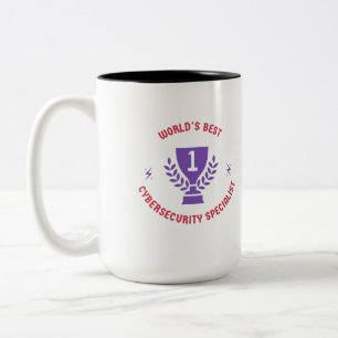 Tasse 2 Couleurs Meilleur spécialiste mondial de la cybersécurit