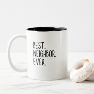 Tasse 2 Couleurs meilleur voisin jamais