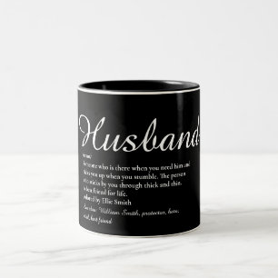 Tasse 2 Couleurs Meilleure Définition De Mari Au Monde Script Drôle
