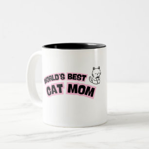 Tasse 2 Couleurs Meilleure Maman de Chat du Monde 