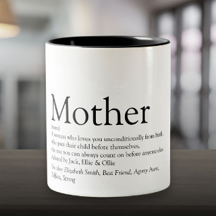 Tasse 2 Couleurs Meilleure Maman, Maman, Mère Définition