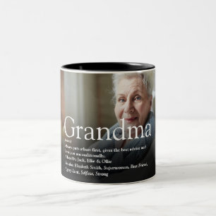 Tasse 2 Couleurs Meilleure Mamie de tous les temps, Définition de g
