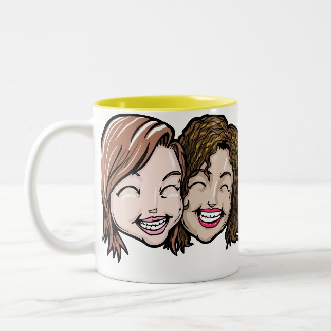 Tasse 2 Couleurs Meilleurs amis (Gauche)