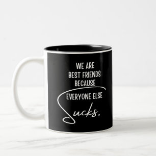 Tasse 2 Couleurs Meilleurs amis