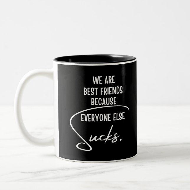 Tasse 2 Couleurs Meilleurs amis (Gauche)