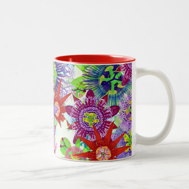 TASSE 2 COULEURS MÉLANGE DU BRÉSIL DE PASSIFLORE (Droit)