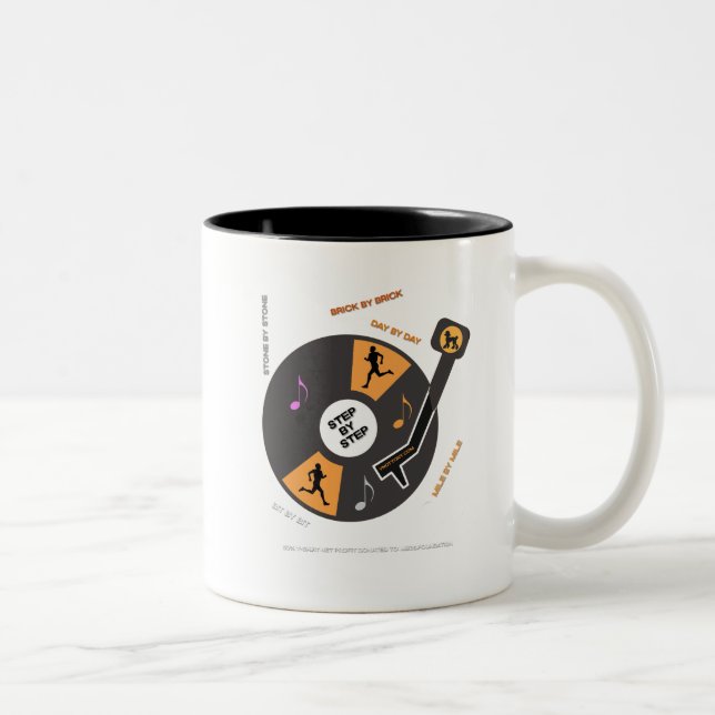 Tasse 2 Couleurs Melbourne Marathon 2025 (Droit)